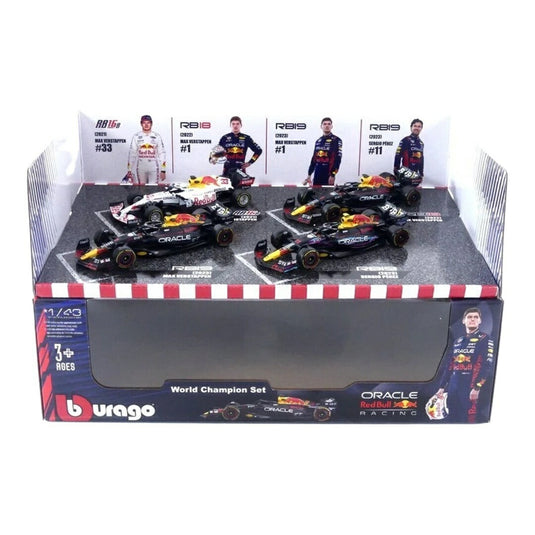 レッドブル RB16B RB18 RB19 マックス・フェルスタッペン セルジオ・ペレス 4台セット / Bburago 1/43 ミニカー
