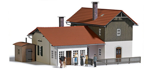 ゼロゲージ 鉄道模型 Busch ブッシュ Rothenstadt train station