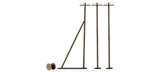 Oゲージ 鉄道模型 Busch Three telegraph poles