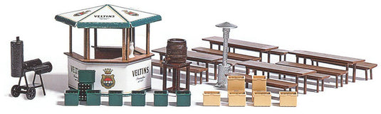 HOゲージ 鉄道模型 Busch Beer Garden Kit