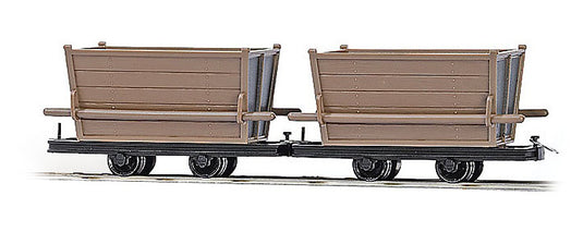 H0f 鉄道模型 Busch Peat transport wagons 2両 DC