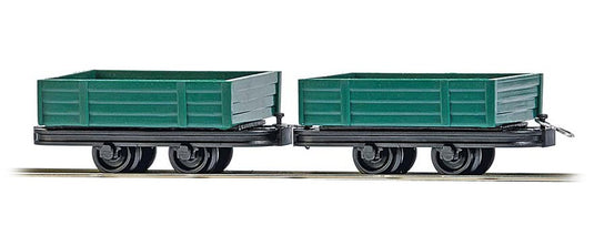 H0f 鉄道模型 Busch 低床無蓋貨車2両セット DC