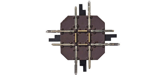 H0f 鉄道模型レール Busch ナローゲージ用線路分岐 33.3mm 90deg Power system: DC
