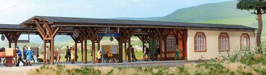 HOゲージ 鉄道模型ストラクチャー Busch Adorf駅ホーム 地下道付 Adorf platform