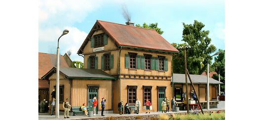 HOゲージ 鉄道模型 Busch ブッシュ Historic Train Station Kupferzell