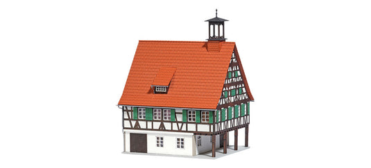 HOゲージ 鉄道模型 Busch ブッシュ ウルバッハ シュトゥットガルト市役所 組み立てキット City hall Uhlbach Stuttgart kit