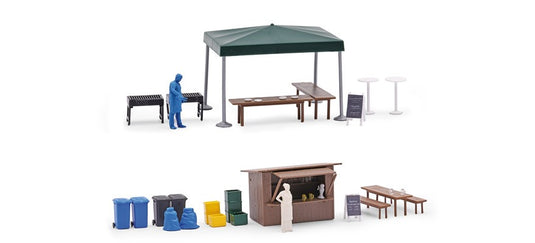 HOゲージ 鉄道模型 Busch Outdoor dining