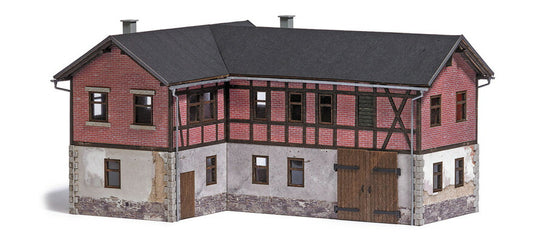 HOゲージ 鉄道模型 Busch ブッシュ 古い職人の家 組み立てキット Old craftsman's house kit