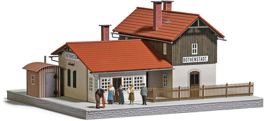 HOゲージ 鉄道模型 Busch ブッシュ Rothenstadt train station