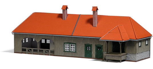 HOゲージ 鉄道模型 Busch ブッシュ Kalchreuth train station kit