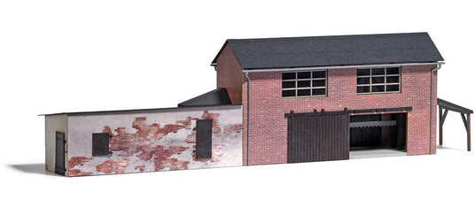 HOゲージ 鉄道模型 Busch Stone saw building kit