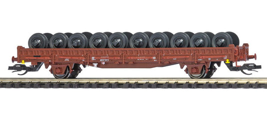 TTゲージ 鉄道模型 車両 Busch ブッシュ Flat wagon with stakes Ks
