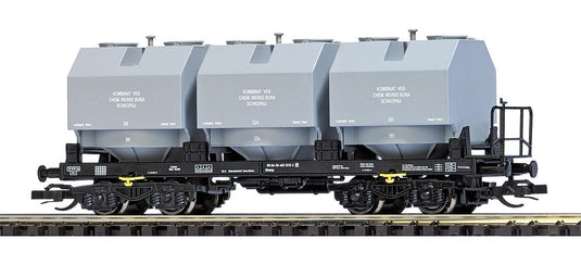 TTゲージ 鉄道模型 Busch Buna 石灰運搬車 DR IV期 DC