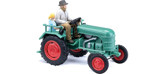 HOゲージ 鉄道模型 Busch(ブッシュ) Kramer KL 11 tractor with farmer and child