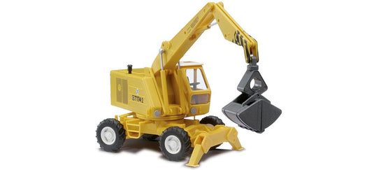 HOゲージ 鉄道模型 Busch Weimar mobile excavator T 174-2 yellow
