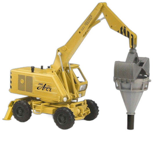 Weimar 移動式掘削機 T 174 2 with/ Busch 1/87  模型