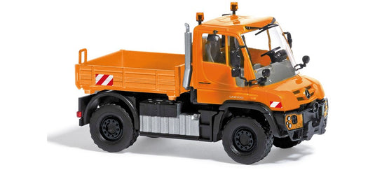 HOゲージ 鉄道模型 Busch MB Mercedes-Benz Unimog U 430 traffic orange