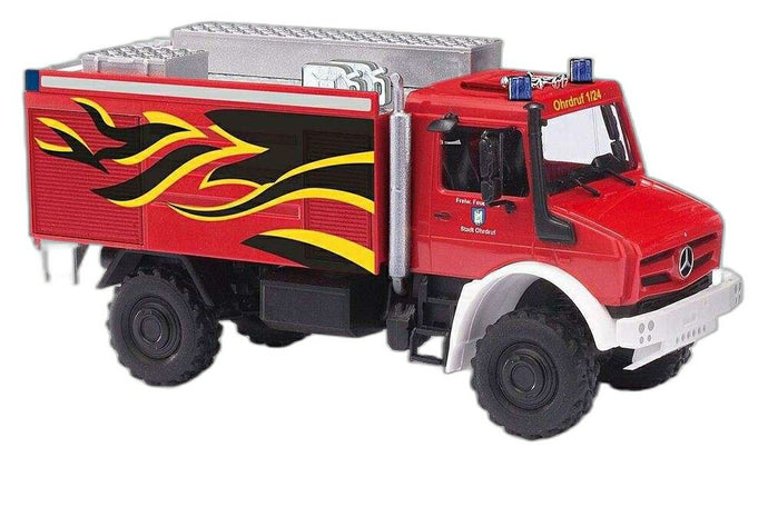 消防車 Mercedes Benz Unimog 51055/ Busch 1/87  模型