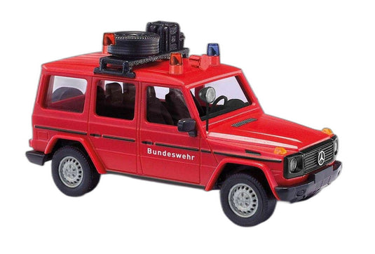 Feuerwehr Bundeswehr Mercedes Benz/ Busch 1/87  模型
