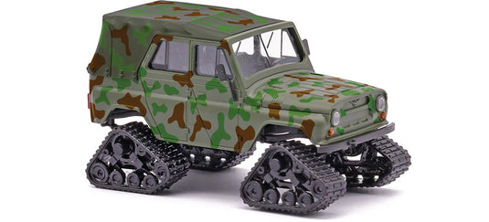 HOゲージ 鉄道模型 Busch UAZ 469 クローラー駆動