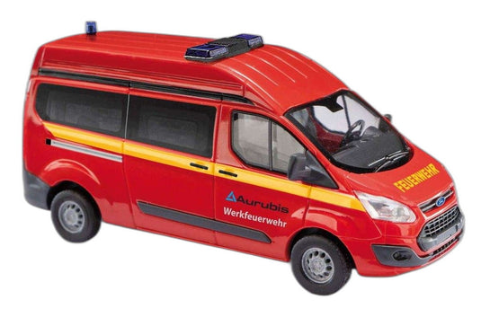 Werkfeuerwehr Aurubis Ford Transit Custom/ Busch 1/87  模型