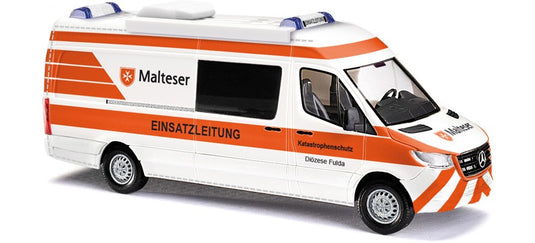 HOゲージ 鉄道模型 Busch ブッシュ Mercedes-Benz メルセデスベンツ Sprinter ハーフバス Malteser運用管理 Mercedes-Benz