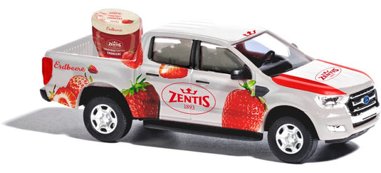 HOゲージ 鉄道模型 Busch Ford Ranger Zentis Strawberry