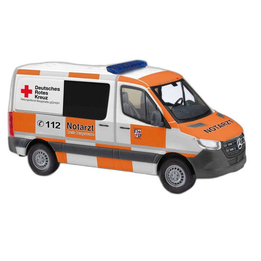 DRK Notarzt Kreis Bergstrabe Mercedes/ Busch 1/87  模型