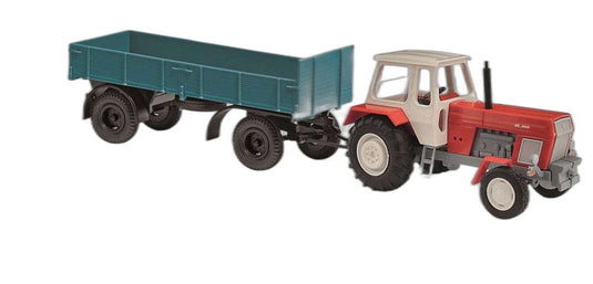 Fortschritt ZT 300 IFA HL80 トレーラー 1967/ Busch 1/87  模型