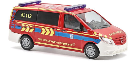HOゲージ 鉄道模型 Busch ブッシュ Mercedes-Benz メルセデスベンツ Vito Chempark 消防車 Mercedes-Benz Vito