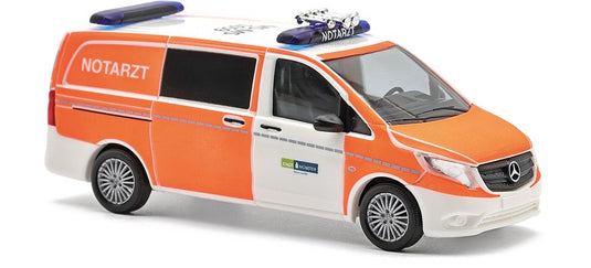 HOゲージ 鉄道模型 Busch ブッシュ Mercedes-Benz メルセデスベンツ Vito 消防署 救急医 Munster Mercedes-Benz Vito Fire
