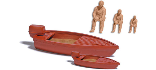 HOゲージ 鉄道模型 Busch ブッシュ Lake with moving boat