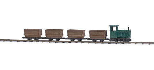 Nゲージ 鉄道模型 Busch Field railway set peat load