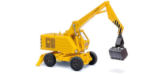 TTゲージ 鉄道模型 Busch ヴァイマル モバイルショベル T 174-2 イエロー GDR Weimar mobile excavator T 174-2 yellow