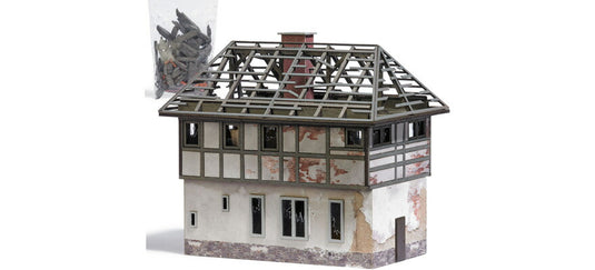 TTゲージ 鉄道模型 Busch ブッシュ Weathered signal box kit