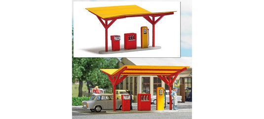 TTゲージ 鉄道模型 Busch ガソリンスタンド