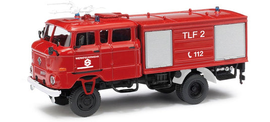 HOゲージ 鉄道模型 Busch ESPEWE IFA W50 LA TLF16 GMK all metal case, EKO