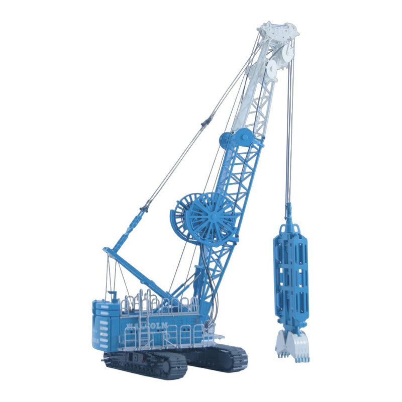ギャラリービューアに画像をロードする, 【予約】BAUERバウアー Cable Craneクレーン MC96 with DHG-V Pile Grab Malcolm / BYMO 1/50 建設機械 模型
