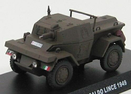 LANCIAランチア アンサルド リンチェ カラビニエリ 1949 ミリタリーグリーン COLLEZIONE-DEAGOSTINI-CARABINIERI-DI-ITALIA / EDICOLA 1/43 ミニカー