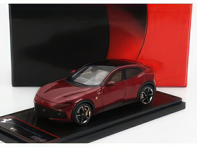 FERRARI プーロサングエ SUV 2022年モデル ロッソムジェロ レッドメタリック/BBR-MODELS 1/43ミニカー