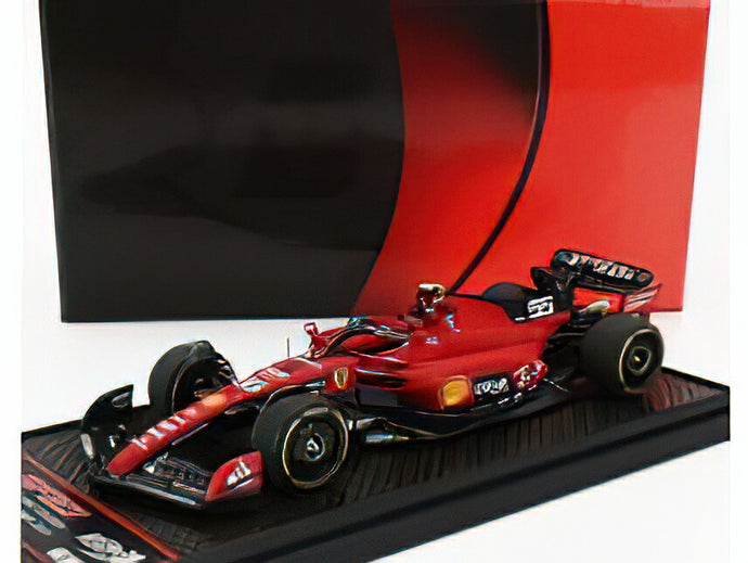 FERRARI - F1  SF-23 TEAM SCUDERIA FERRARI N 55 BELGIUM GP 2023 CARLOS SAINZ - RED BLACK/BBR 1/43ミニカー