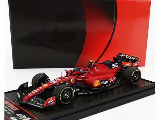 FERRARI - F1  SF-23 TEAM SCUDERIA FERRARI N 55 BELGIUM GP 2023 CARLOS SAINZ - RED BLACK/BBR 1/43ミニカー