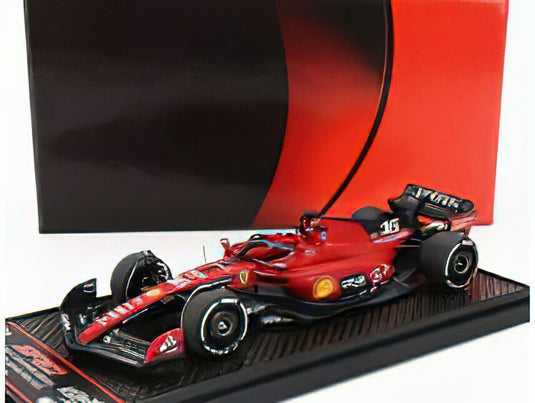 FERRARI - F1  SF-23 TEAM SCUDERIA FERRARI N 16 4th SINGAPORE GP 2023 CHARLES LECLERC - RED BLACK/BBR 1/43ミニカー