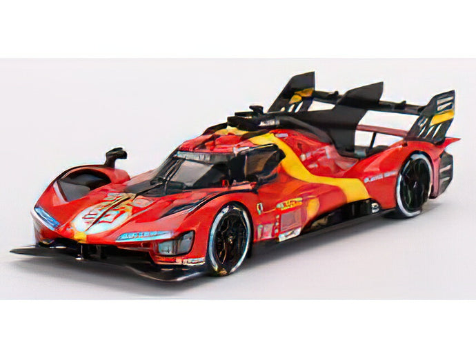 【予約】12月以降発売予定FERRARIフェラーリ 499P 3.0L TURBO V6 TEAM FERRARI AF CORSE N 51 3rd WEC 6h SPA 2023 ALESSANDRO PIER GUIDI - JAMES CALADO - ANTONIO GIOVINAZZI - RED YELLOW BLACK /BBR 1/18ミニカー