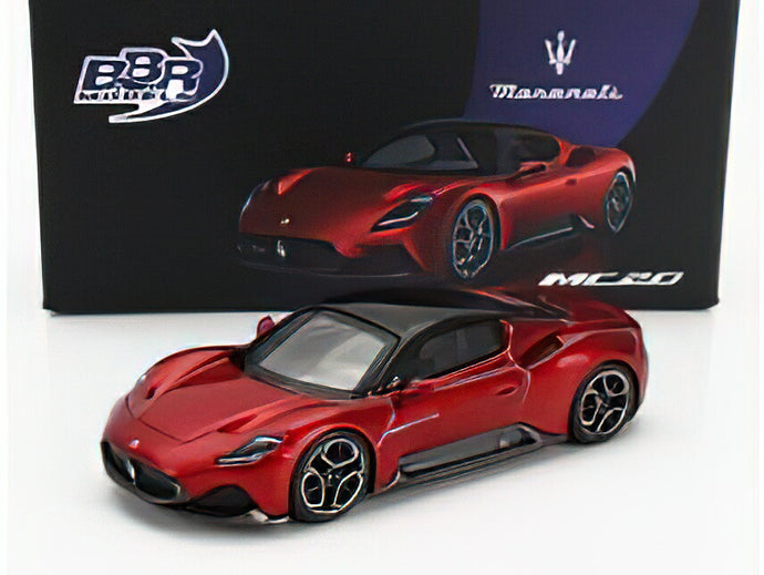 MASERATI - MC20 2020 - ROSSO VINCENTE - RED MET/BBR 1/64ミニカー