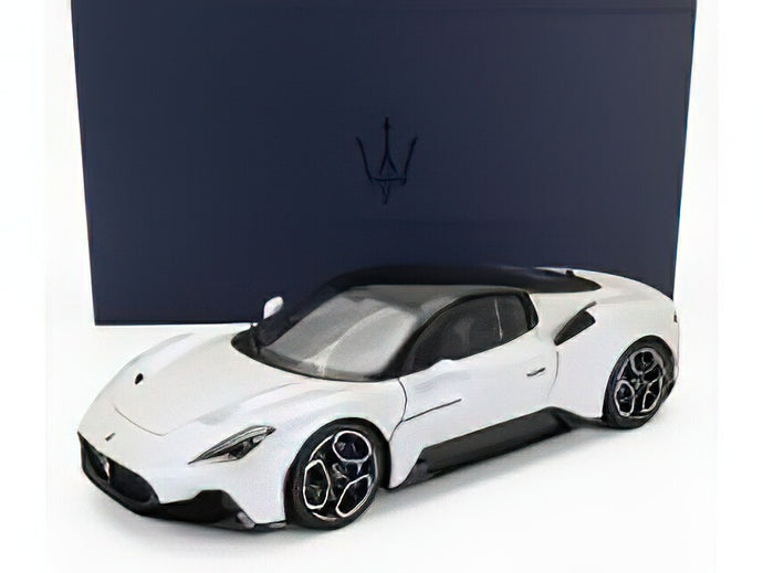 MASERATI MC20 GLOSS BLACK ROOF 2020 - BIANCO AUDACE - WHITE /BBR 1/18ミニカー