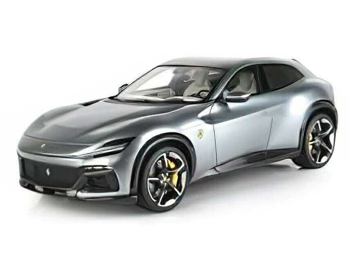 【予約】12月以降発売予定FERRARIフェラーリ PUROSANGUE SUV PANORAMIC ROOF 2022  GRIGIO TITANIO  GREY/BBR 1/43ミニカー