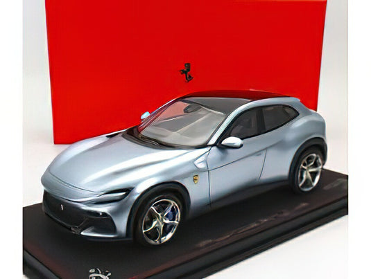 FERRARIフェラーリ PUROSANGUE SUV 2022  GRIGIO ALLOY - BLUE GREY MET /BBR 1/18ミニカー