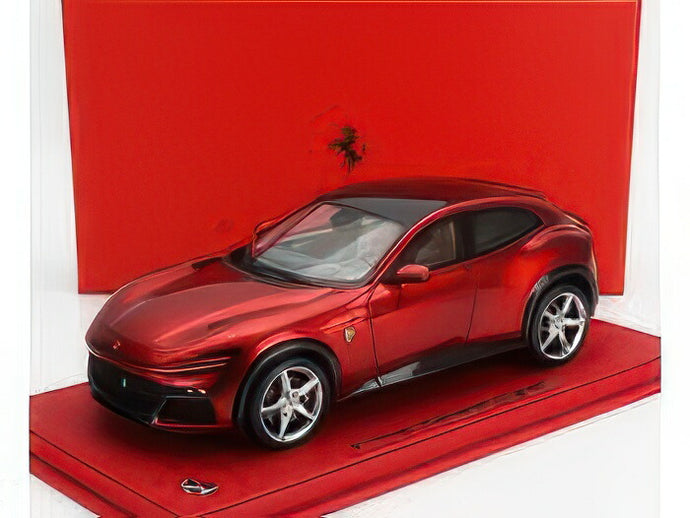 FERRARI プーロサングエ SUV 2022年モデル ロッソポルトフィーノ レッドメタリック/BBR-MODELS 1/18ミニカー