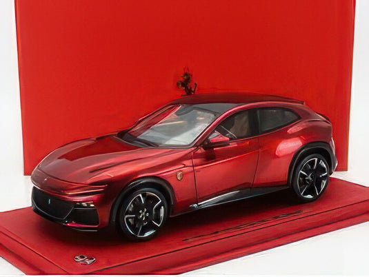 FERRARI プーロサングエ SUV 2022年モデル ロッソポルトフィーノ レッドメタリック/BBR-MODELS 1/18ミニカー